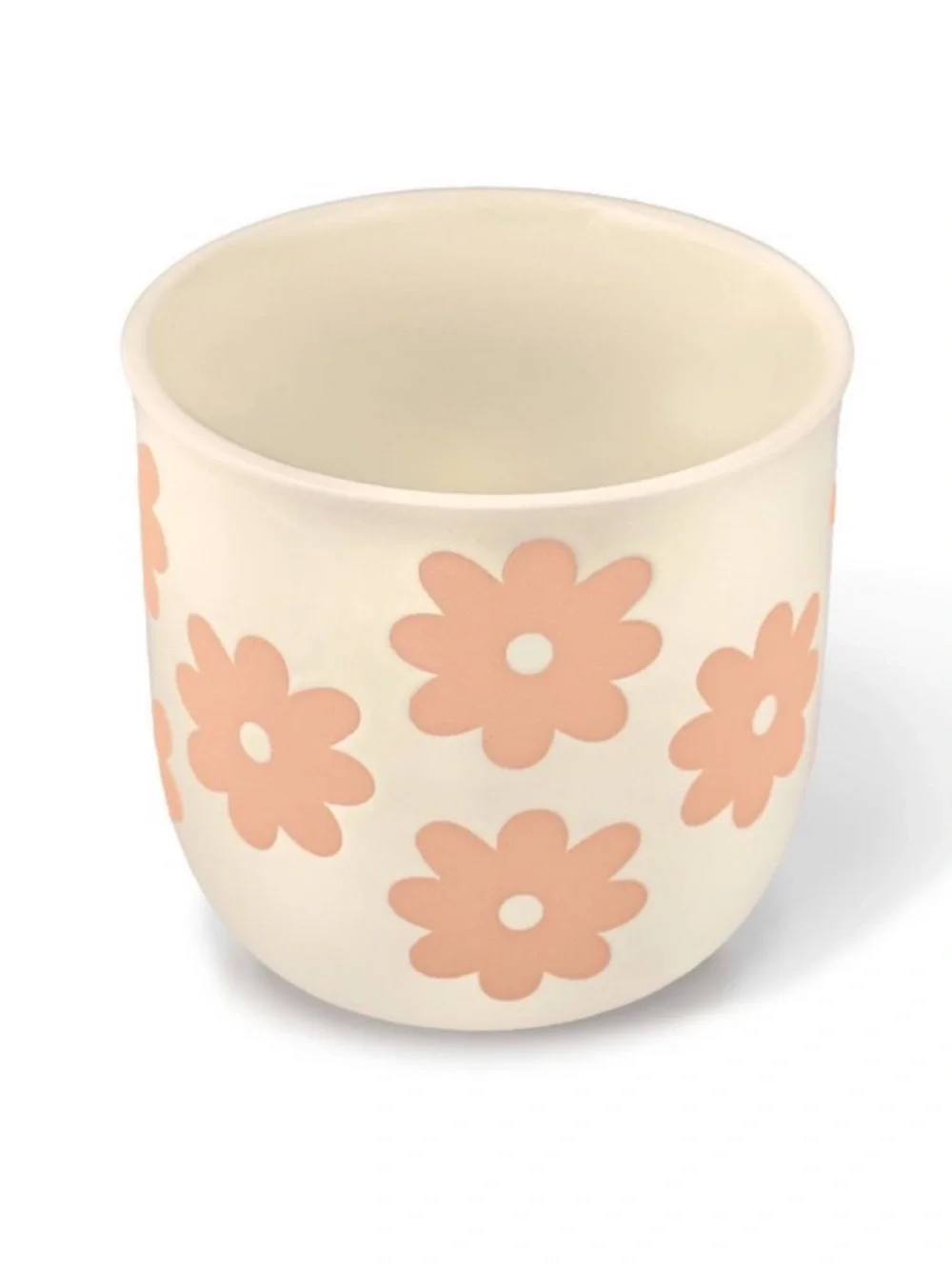 Spring Floral Ceramic Planter with Daisy Pattern by Target Bullseye’s Playground